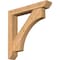 Ekena Millwork Westlake Slat Smooth Bracket w/ Offset Brace, Western Red Cedar, 5 1/2"W x 32"D x 32"H BKT0604X32X32WTL06SWR - alternate 1